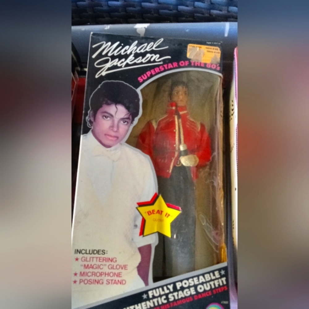 Michael Jackson vintage doll BEAT IT with movable arms and legs
